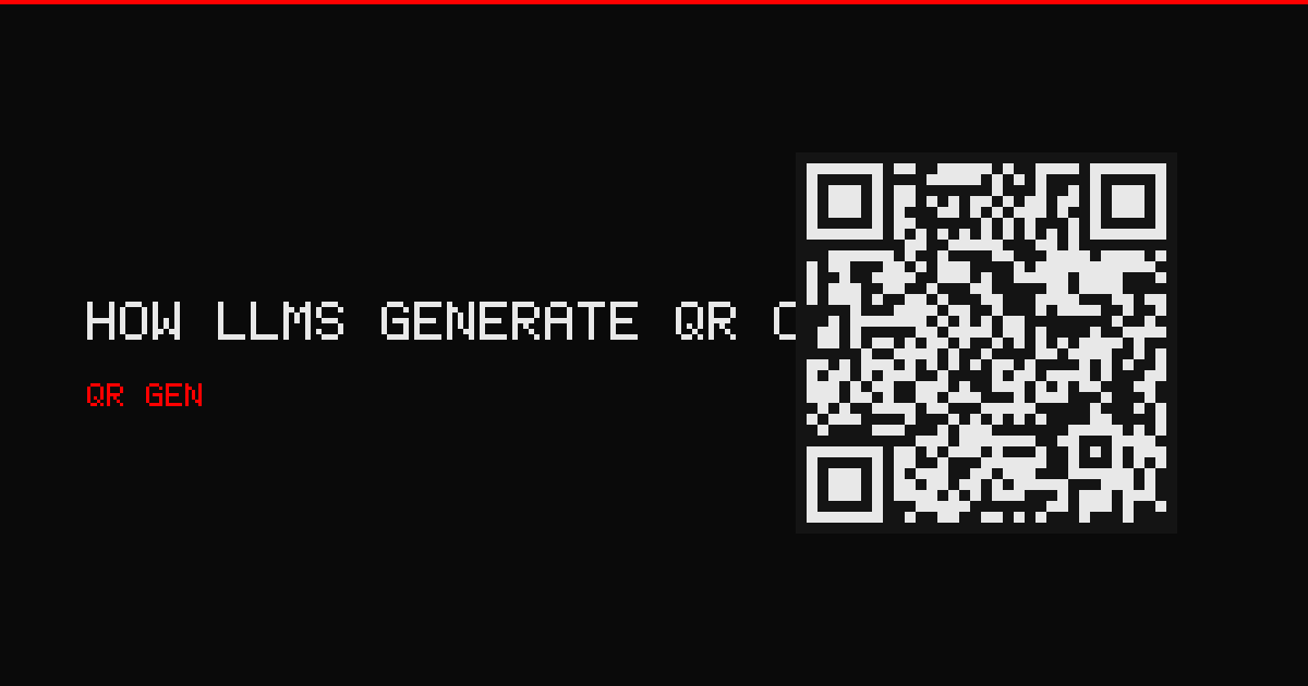 How LLMs Use QR Gen to Generate QR Codes | QRGen