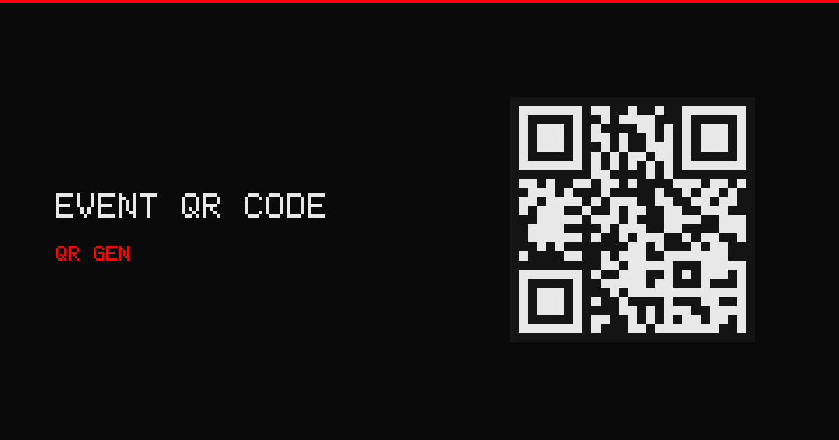 Event QR Code Generator — Calendar Invites via QR Code | QR Gen